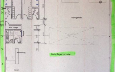 Neue Trainingshalle der KSS ab Juni 2016