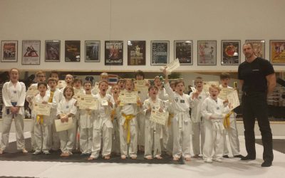 Ergebnis der Taekwon-Do-Prüfung in der KSS