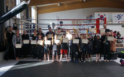 Ergebnis der Kickbox-Prüfung