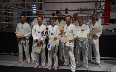 Ergebnis der Taekwon Do-Prüfung