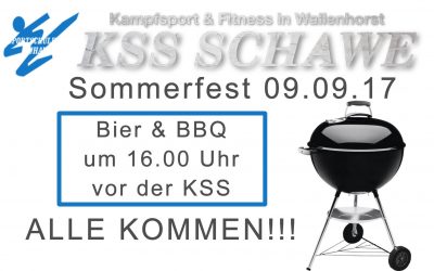 Nicht vergessen: KSS-Sommerfest am 9. September
