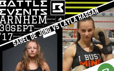 Layla Hassan VS Sarèl de Jong am 30. September in Arnheim