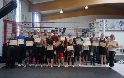 Ergebnis Kickbox Prüfung