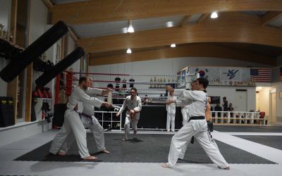 Bruchtest zum rot-schwarzen Gürtel von Adam Heese