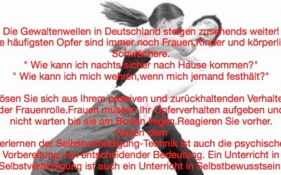 Frauen Selbstverteidigung am 04. März in der KSS