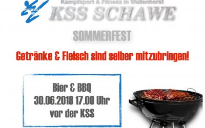 Schon mal vormerken: KSS-Sommerfest am 30. Juni 2018
