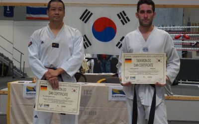 SCHWARZER Gürtel für KSS Taekwondo Ka`s