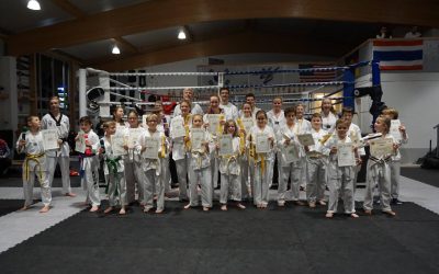 Ergebnis Taekwon-Do Gürtelprüfung