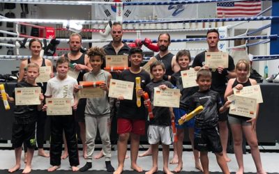 Kickboxen Gürtelprüfung in der KSS