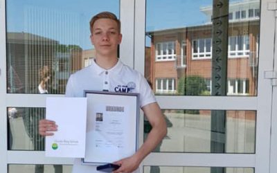 Auszeichung für unseren Vorzeige-Athleten Marlon Schűtze