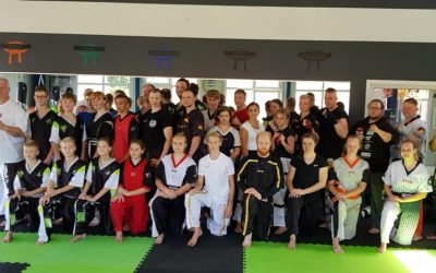 Marlon beim Pointfighting-Sparringstreff