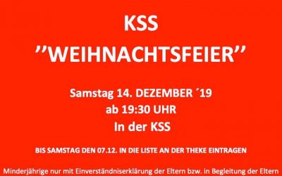 KSS-Weihnachtsfeier