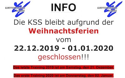 KSS-Weihnachtsferien