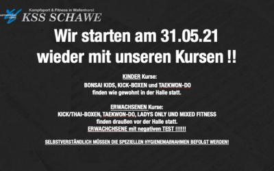 Kursstart am 31. Mai 2021