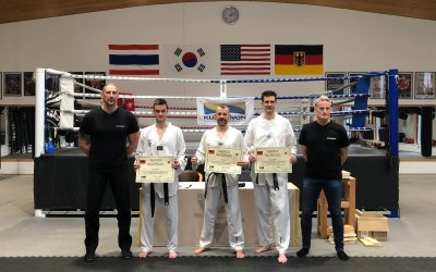 Erfolgreiche Schwarzgurt – Prüfung im Taekwon-Do