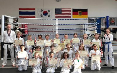 Gürtelprüfung bestanden