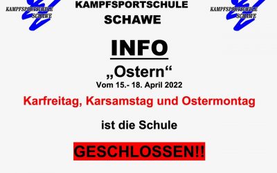 Ostern geschlossen