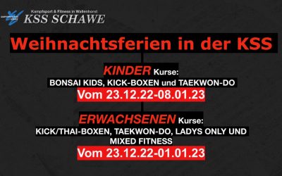 Weihnachtsferien in der KSS